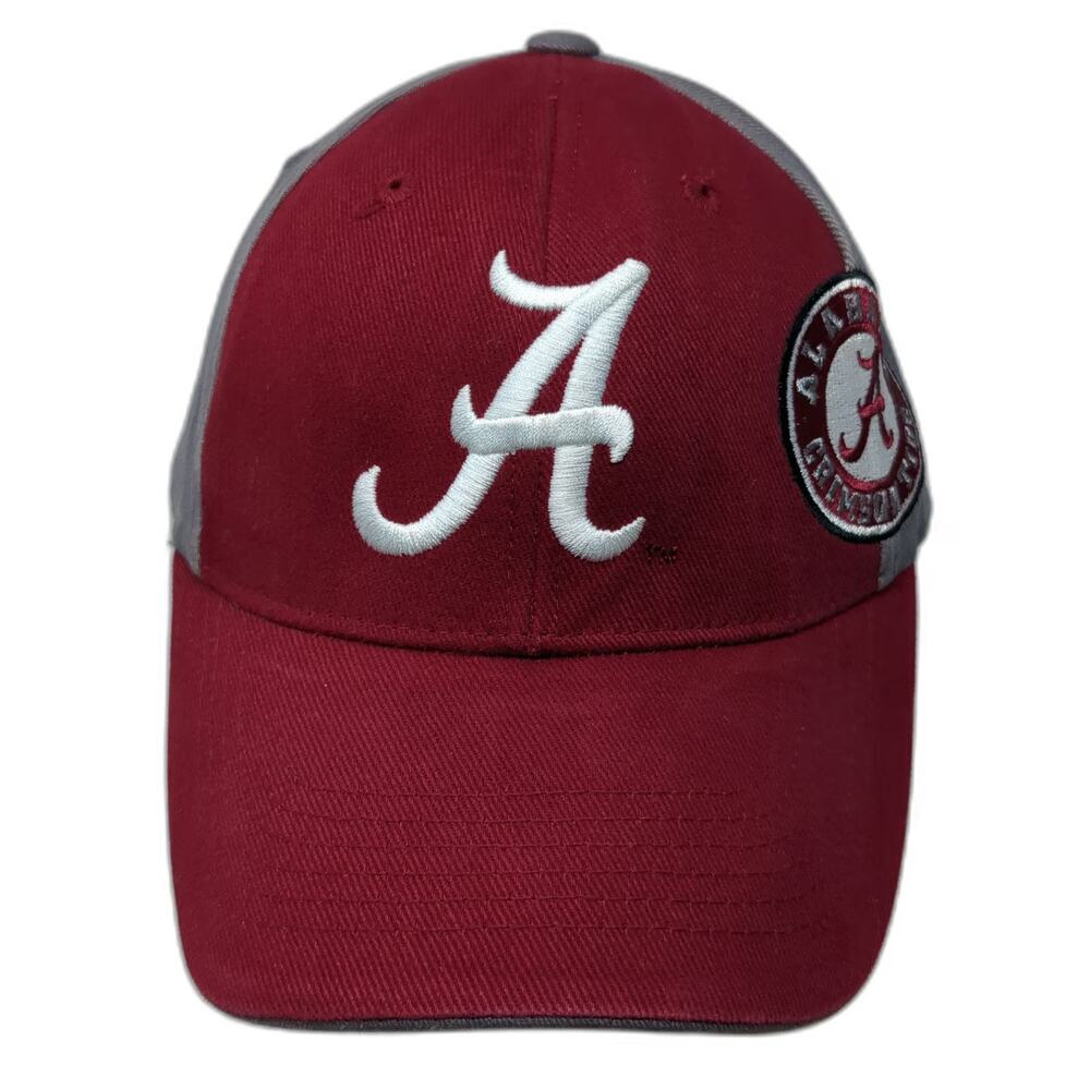 Captivating Headgear NCAA Alabama Crimson Tide Red Gray OS Baseball Cap Hat